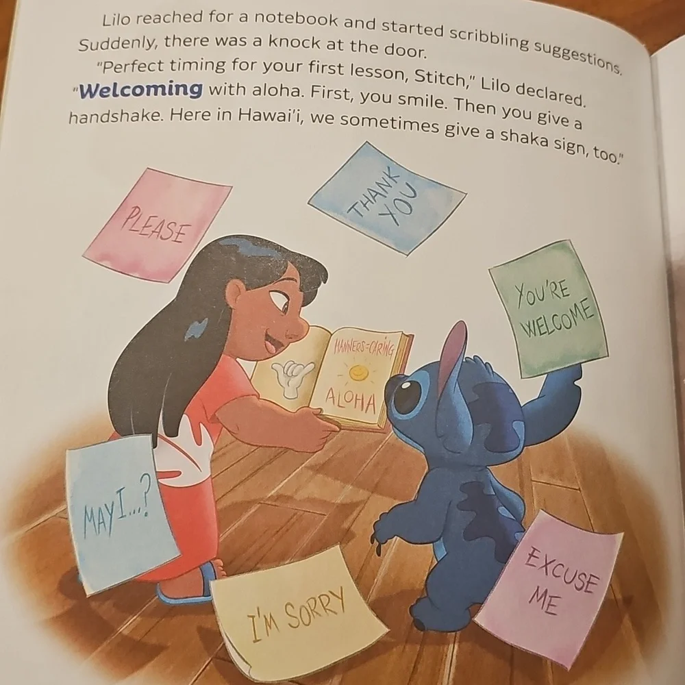 Disney Stitch Manners Matter Book. #4 everyday lessons. Nwts